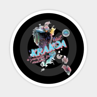 Visit Krakoa x men travel poster version 2 Magnet